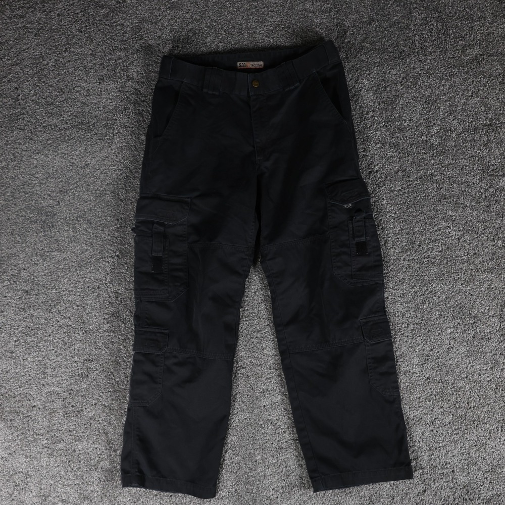 Y2K 5.11 Tactical Men's 32x30 Navy Blue Cargo Work Pants Utility